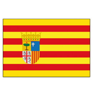 Bandera Aragon de poliéster