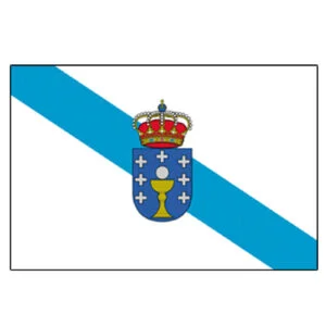 Bandera Galicia con escudo
