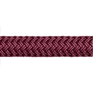 cabo doble trenzado color burdeos