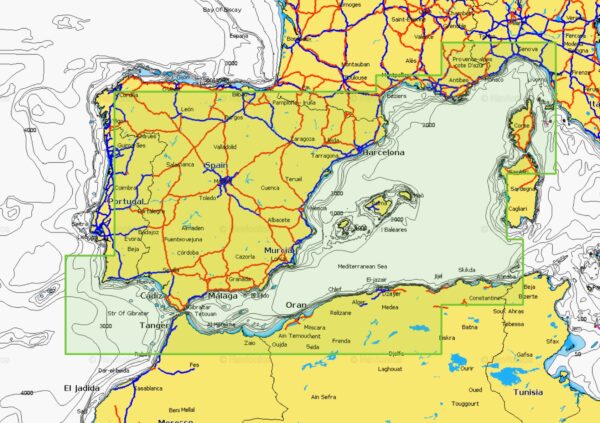 Navionics Platinum Espana costa Mediterraneo