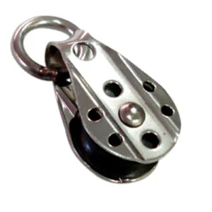 Polea simple con anilla máx. 6 mm Ø
