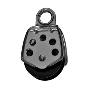 Polea simple con ojal 10 mm