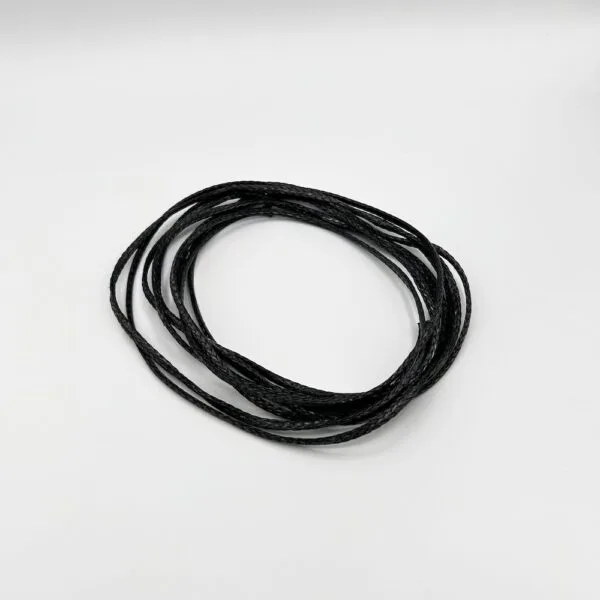 Cuerda Dyneema SK99 sin cubierta de 2.5 mm Negro de 2 m