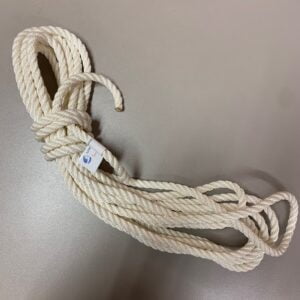 Cuerda amarre tocida 12 mm blanca