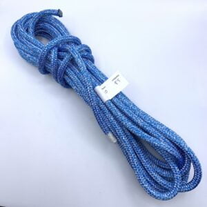 Cuerda Dyneema SK78 de 10 mm de diámetro y 9,5 m de largo en color azul melange.