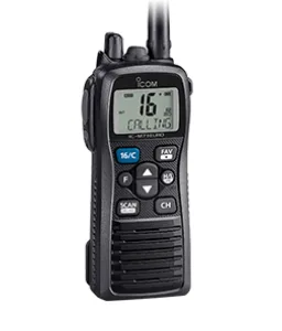 RADIO ICOM IC-M73EURO EMISORA PORTÁTIL MARINA VHF IPX7 - 6W
