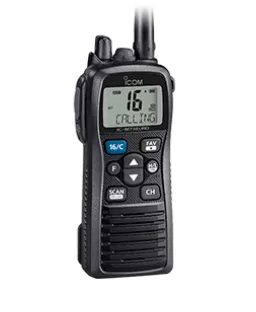 ICOM IC-M37 EMISORA PORTÁTIL MARINA VHF IPX7 - 6W - Imagen 3